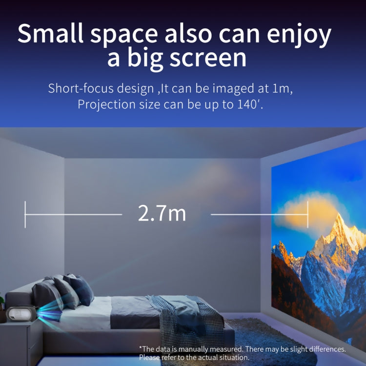 T7i 720P 200 ANSI Portable Home Theater LED HD Digital Projector, Basic Version,