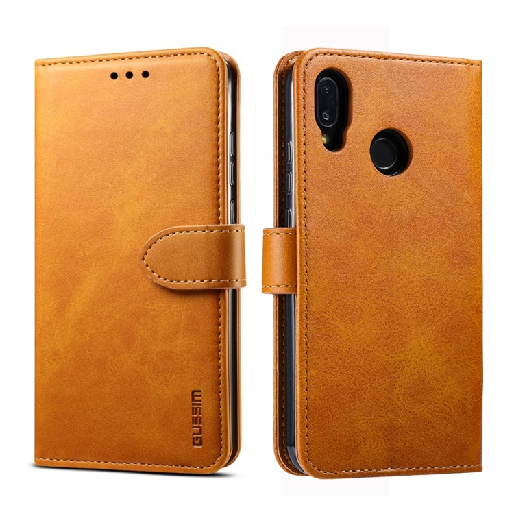 GUSSIM Business Style Horizontal Flip Leather Case with Holder & Card Slots & Wallet, Series 3 My Store