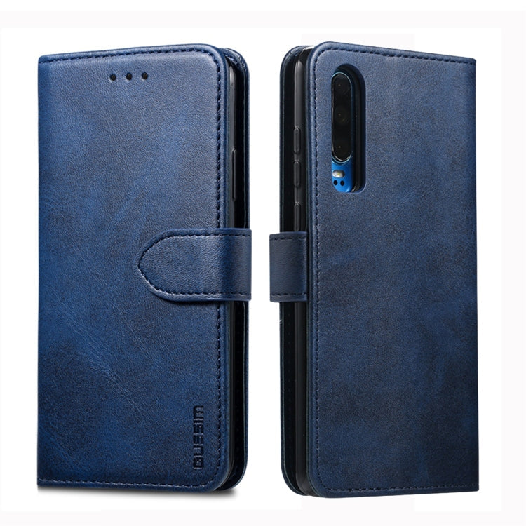 GUSSIM Business Style Horizontal Flip Leather Case with Holder & Card Slots & Wallet, Series 2