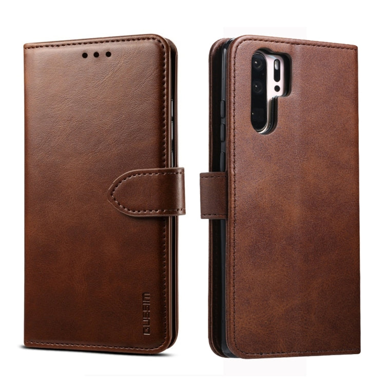 GUSSIM Business Style Horizontal Flip Leather Case with Holder & Card Slots & Wallet, Series 2