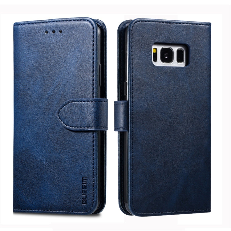 GUSSIM Business Style Horizontal Flip Leather Case with Holder & Card Slots & Wallet, Series 1