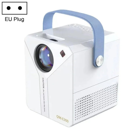 Q96 E300 Intelligent Portable HD 4K Projector, EU Plug