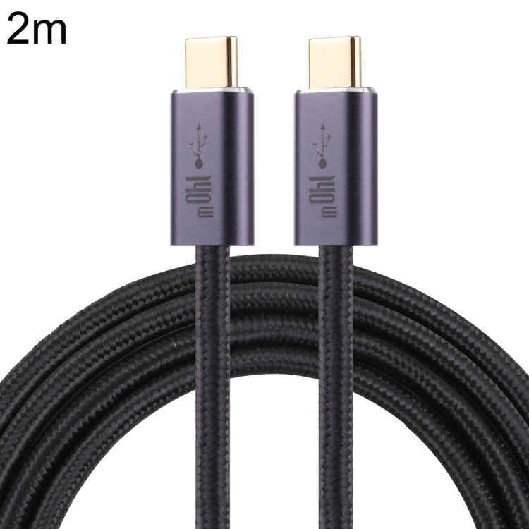 140W USB 2.0 USB-C / Type-C Male to USB-C / Type-C Male Braided Data Cable