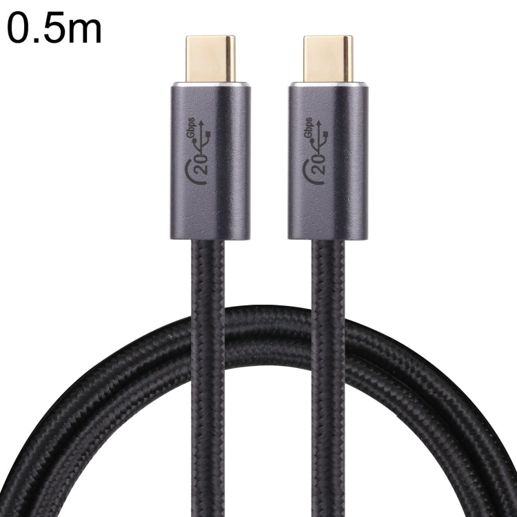 20Gbps USB 3.2 USB-C / Type-C Male to USB-C / Type-C Male Braided Data Cable-Reluova