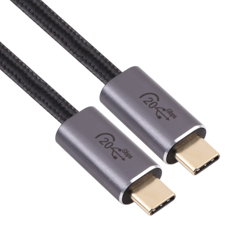 20Gbps USB 3.2 USB-C / Type-C Male to USB-C / Type-C Male Braided Data Cable