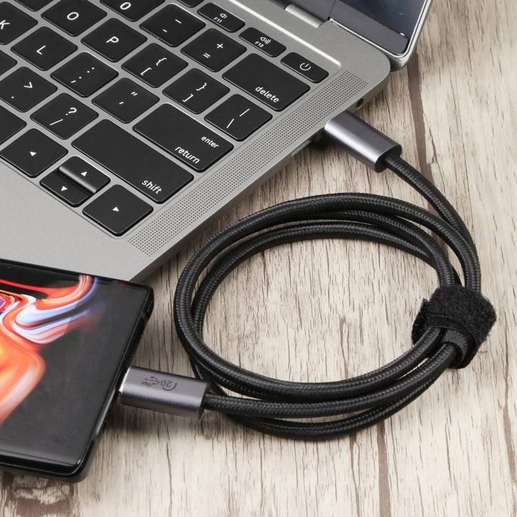 20Gbps USB 3.2 USB-C / Type-C Male to USB-C / Type-C Male Braided Data Cable