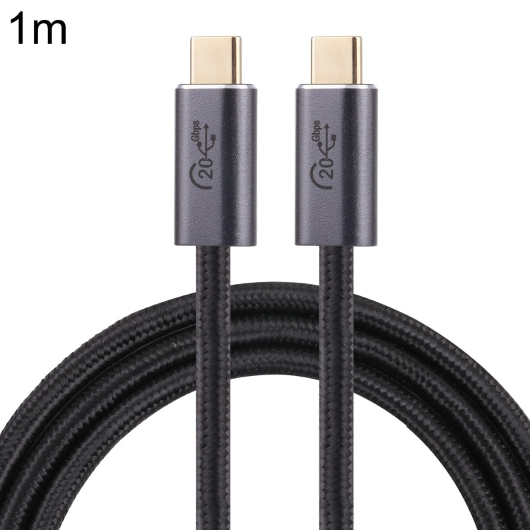 20Gbps USB 3.2 USB-C / Type-C Male to USB-C / Type-C Male Braided Data Cable