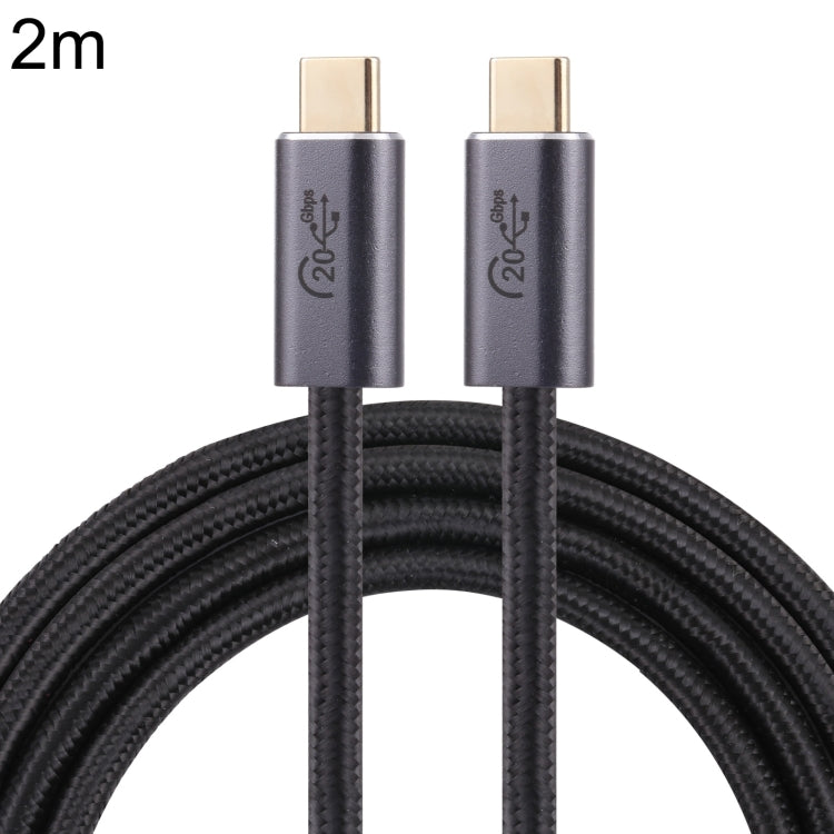 20Gbps USB 3.2 USB-C / Type-C Male to USB-C / Type-C Male Braided Data Cable