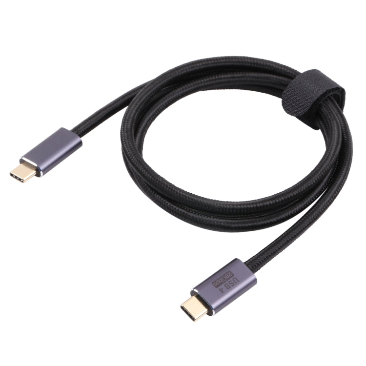 20Gbps USB 4 USB-C / Type-C Male to USB-C / Type-C Male Braided Data Cable