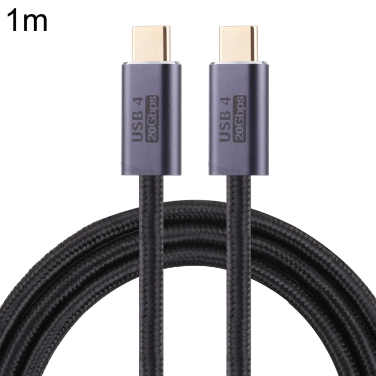 20Gbps USB 4 USB-C / Type-C Male to USB-C / Type-C Male Braided Data Cable