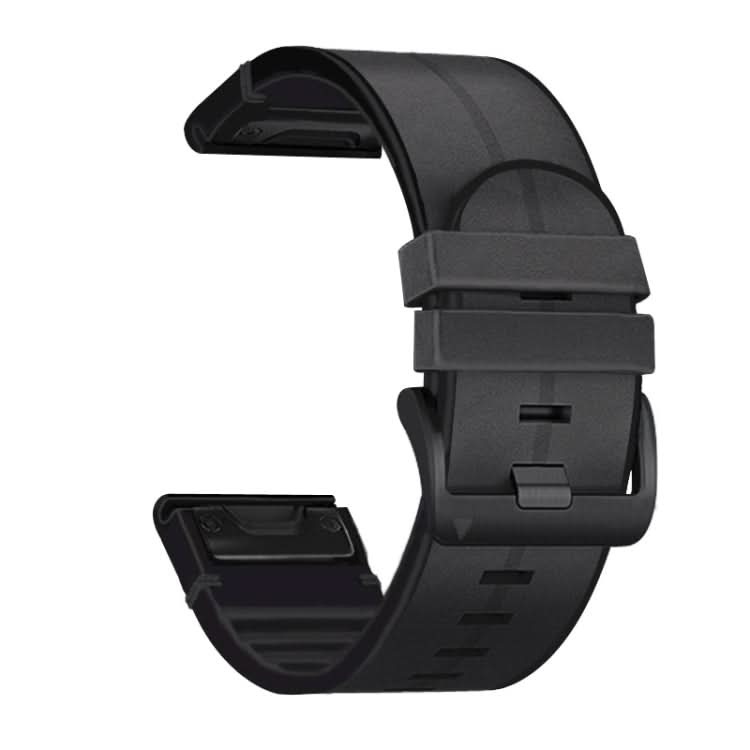 Silicone + Leather Quick Release Watchband