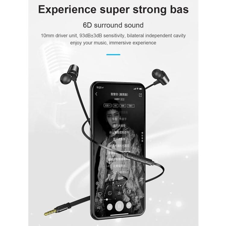 awei L1 Stereo Surround In-ear Wired Earphone