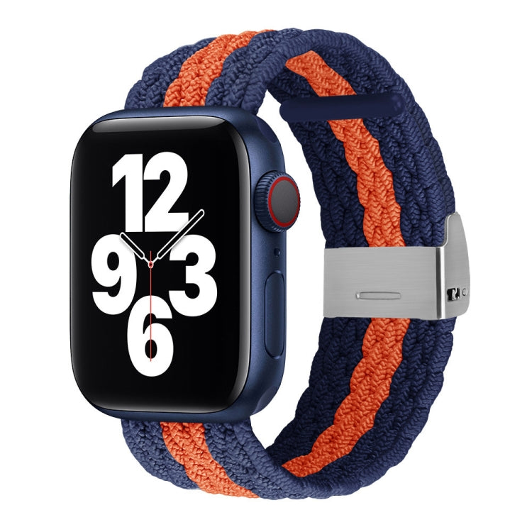 Vertical Texture Braided Watchband For Apple Watch Series