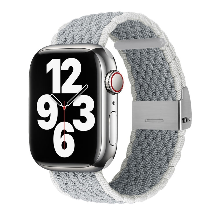 Vertical Texture Braided Watchband For Apple Watch Series