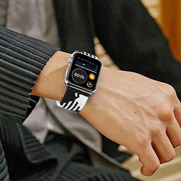 Vertical Texture Braided Watchband For Apple Watch Series