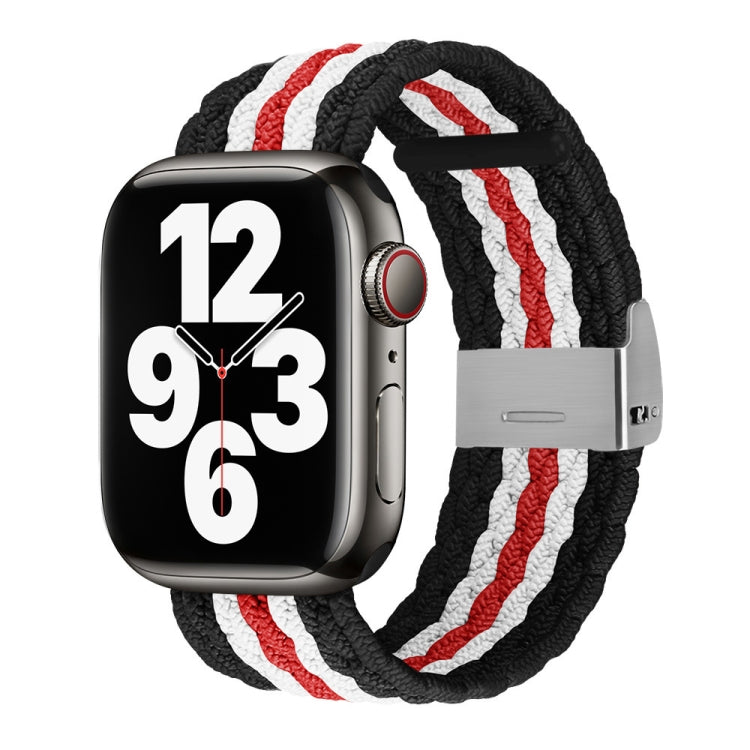 Vertical Texture Braided Watchband For Apple Watch Series