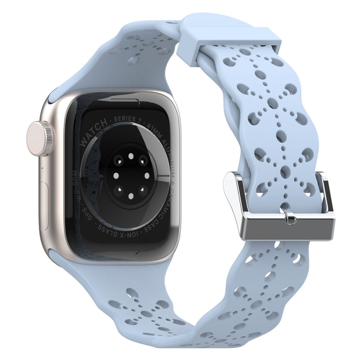 Lace Silicone Watchband For Apple Watch Series