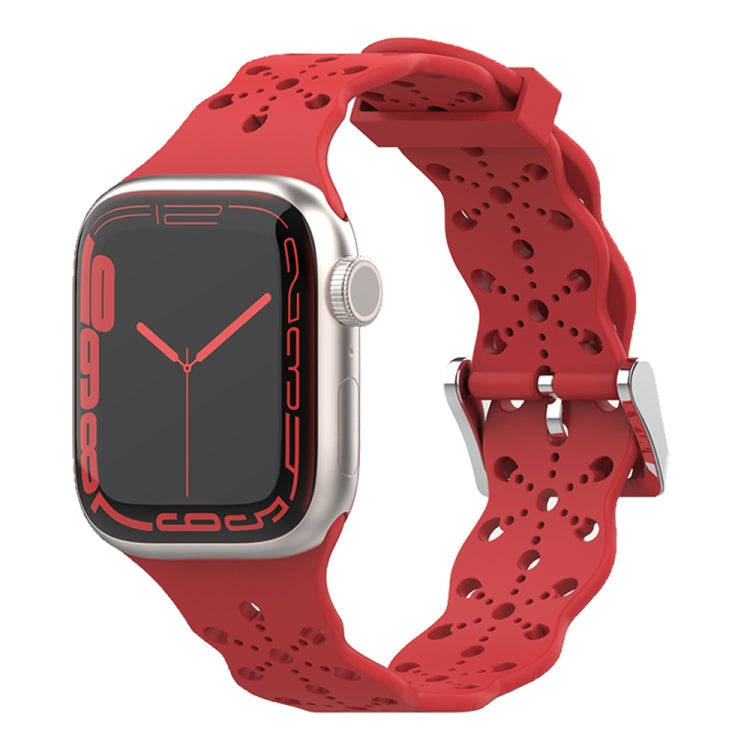 Lace Silicone Watchband For Apple Watch Series