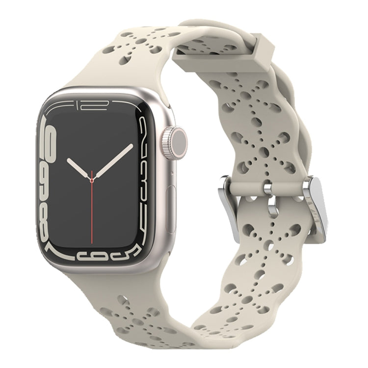 Lace Silicone Watchband For Apple Watch Series