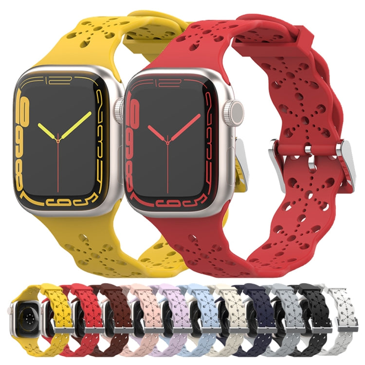 Lace Silicone Watchband For Apple Watch Series