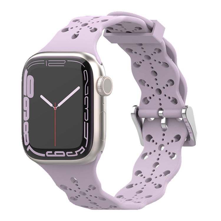 Lace Silicone Watchband For Apple Watch Series