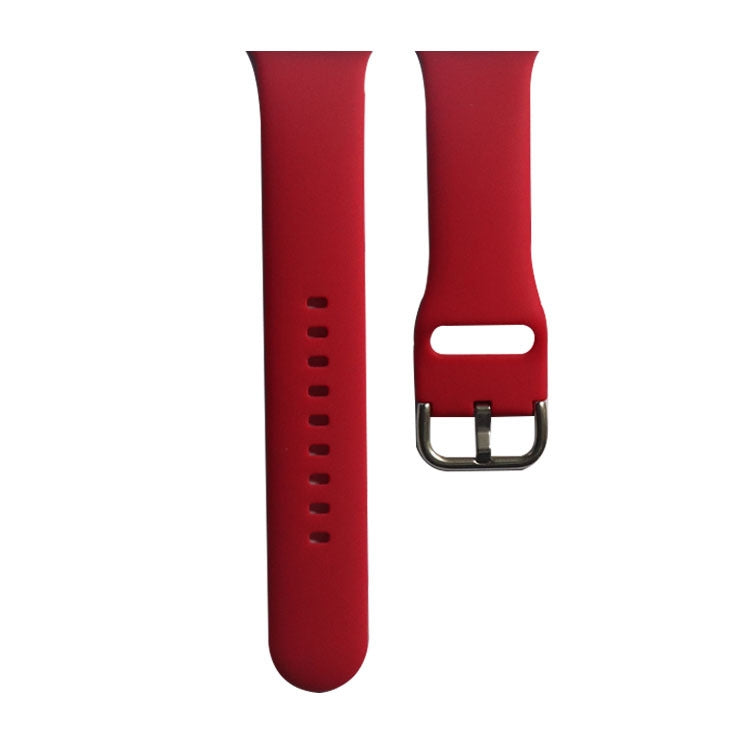 Silicone Watchband, Size: S 110mm For Apple Watch Series 7 41mm / 6&SE&5&4 40mm / 3&2&1 38mm