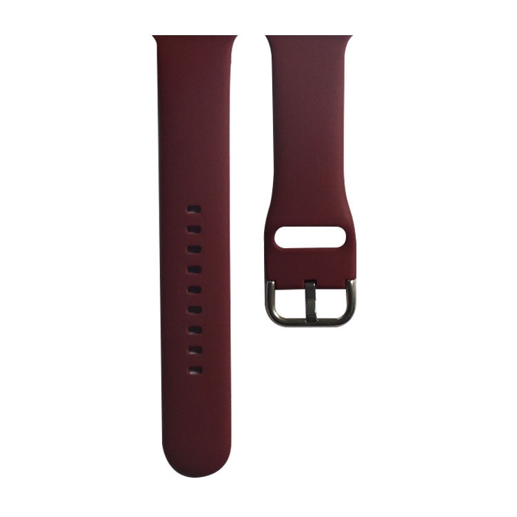 Silicone Watchband, Size: S 110mm For Apple Watch Series 7 41mm / 6&SE&5&4 40mm / 3&2&1 38mm