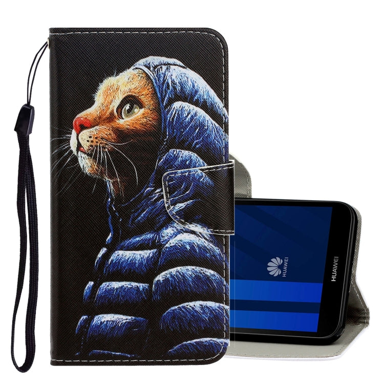 3D Colored Drawing Horizontal Flip PU Leather Case with Holder & Card Slots & Wallet, Series 11