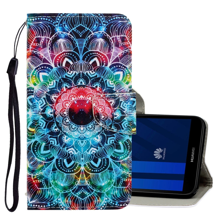 3D Colored Drawing Horizontal Flip PU Leather Case with Holder & Card Slots & Wallet, Series 11-Reluova