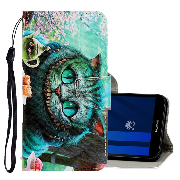 3D Colored Drawing Horizontal Flip PU Leather Case with Holder & Card Slots & Wallet, Series 11-Reluova