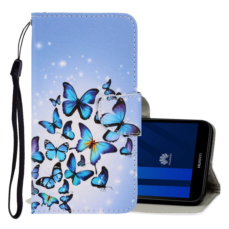 3D Colored Drawing Horizontal Flip PU Leather Case with Holder & Card Slots & Wallet, Series 11-Reluova