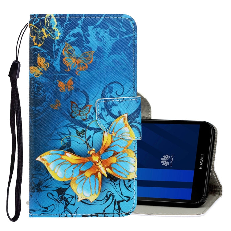 3D Colored Drawing Horizontal Flip PU Leather Case with Holder & Card Slots & Wallet, Series 11-Reluova