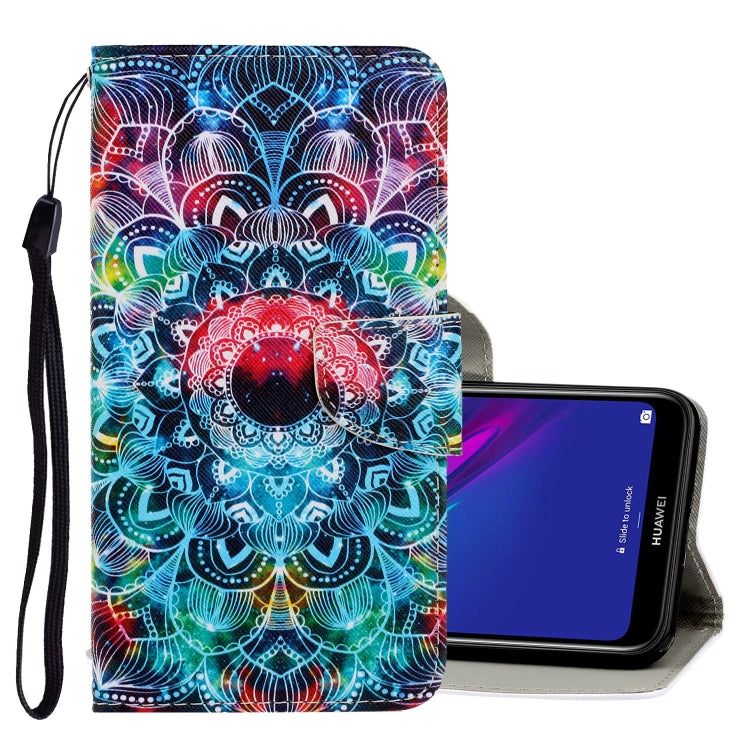 3D Colored Drawing Horizontal Flip PU Leather Case with Holder & Card Slots & Wallet, Series 10