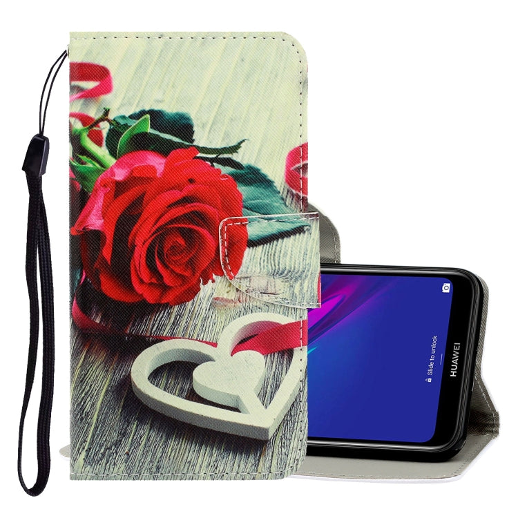 3D Colored Drawing Horizontal Flip PU Leather Case with Holder & Card Slots & Wallet, Series 10