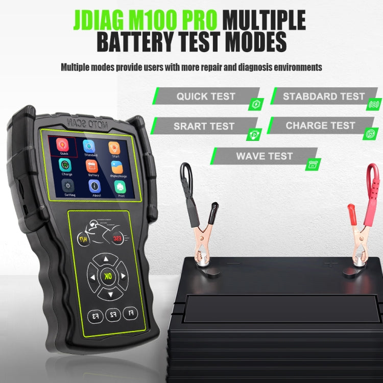 JDiag M100 PRO Intelligent Motorcycle Electronic Fuel Injection System Diagnostic Instrument