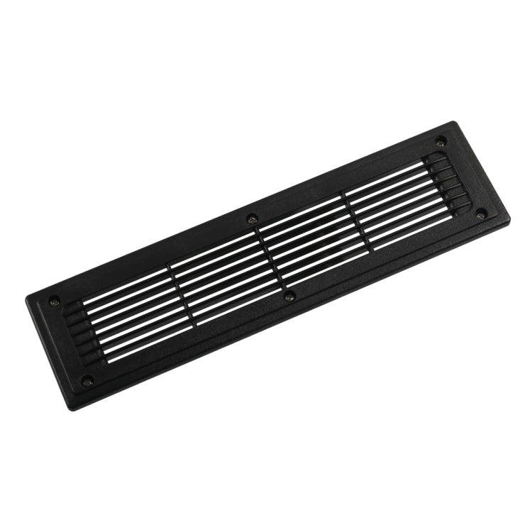 300x80mm RV / Bus Straight Louver Vent with Screws