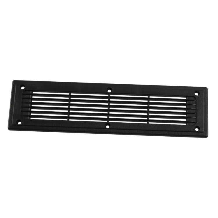 300x80mm RV / Bus Straight Louver Vent with Screws