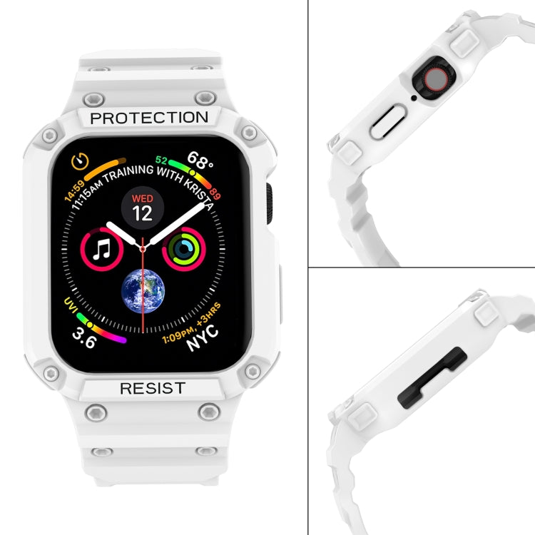 Three-proof Solid Color Integrated Strap For Apple Watch Series