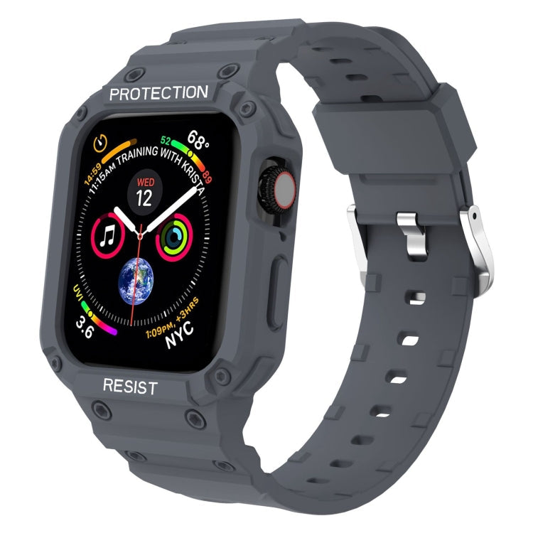 Three-proof Solid Color Integrated Strap For Apple Watch Series