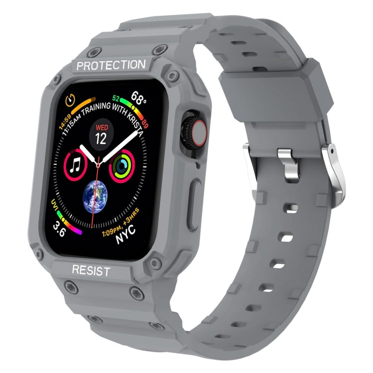 Three-proof Solid Color Integrated Strap For Apple Watch Series