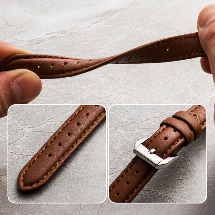 Genuine Leather Watchband For Apple Watch Series