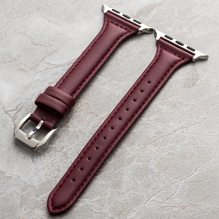 Genuine Leather Watchband For Apple Watch Series