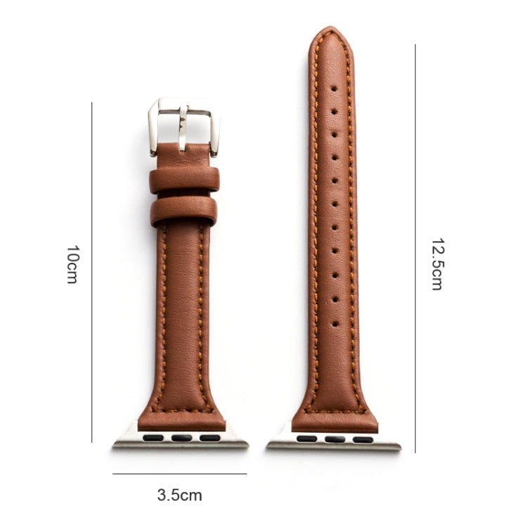 Genuine Leather Watchband For Apple Watch Series