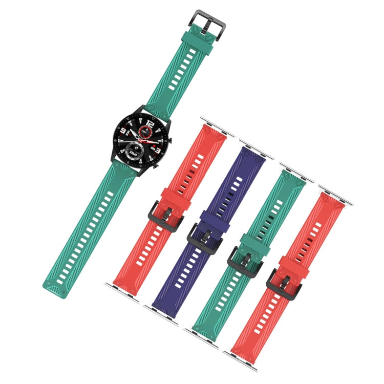 Carbon Fiber Silicone Watchband