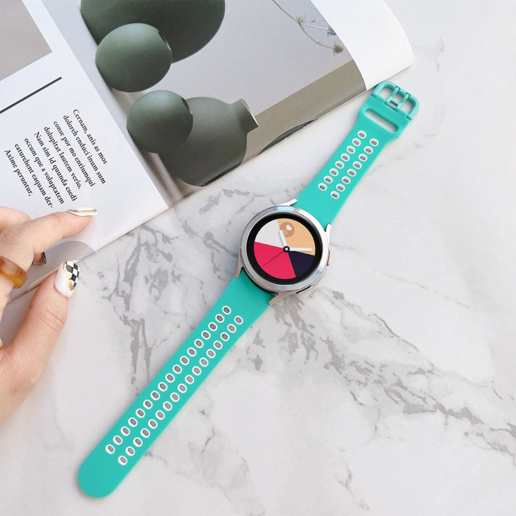 Double Buckles Two-color Silicone Watchband