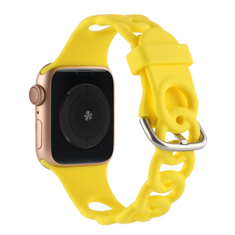 Hollow Out Silicone Watchband For Apple Watch Series