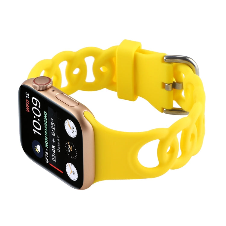 Hollow Out Silicone Watchband For Apple Watch Series