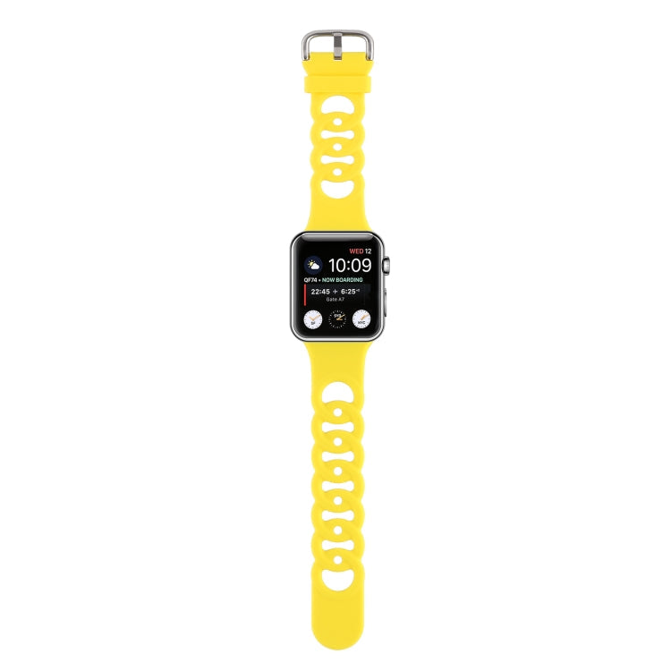 Hollow Out Silicone Watchband For Apple Watch Series