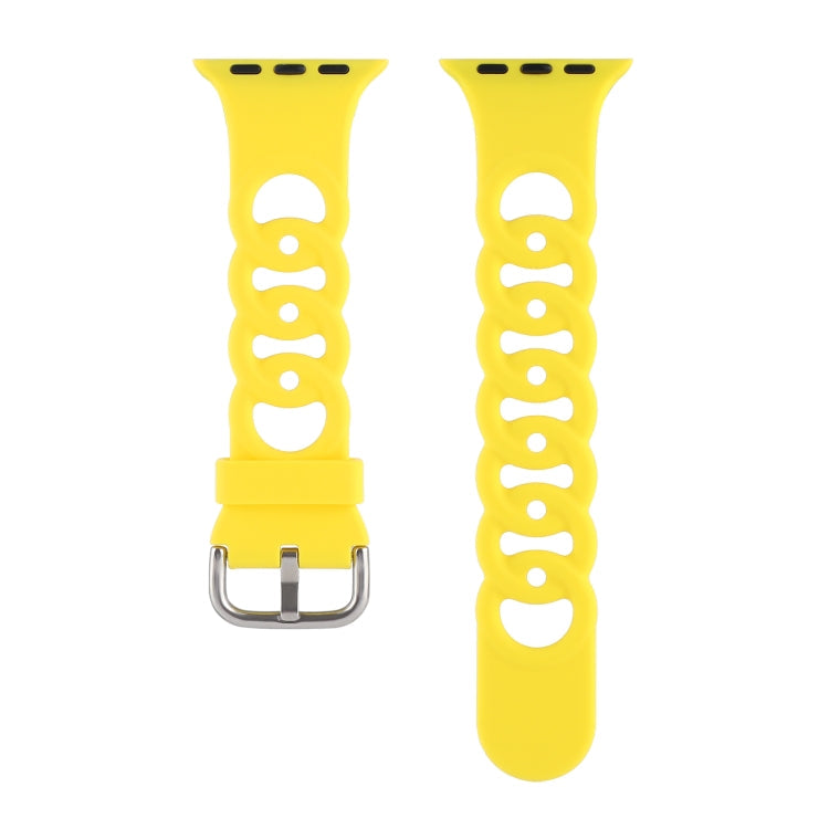 Hollow Out Silicone Watchband For Apple Watch Series