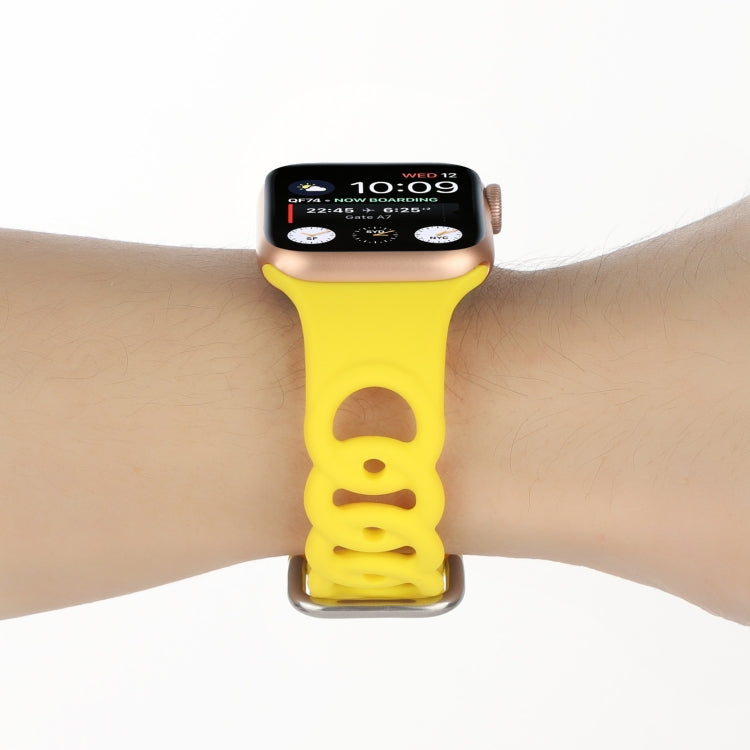 Hollow Out Silicone Watchband For Apple Watch Series